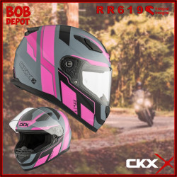 Casque de Moto Intégral RR619 INTERCEPTOR -Rose Mat