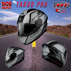 Casque de Moto Intégral TARGO PRO -  Sound Gris
