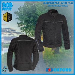 Manteau de Moto Mesh ARIZONA 1.0 MS AIR - Noir