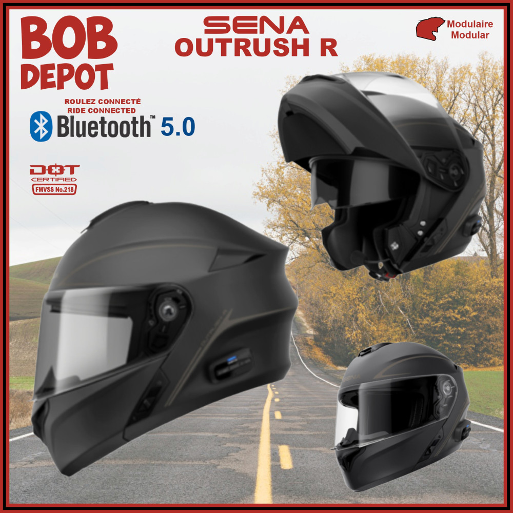 Casque Moto Modulable et Bluetooth Intégré, Confort et Connectivité !