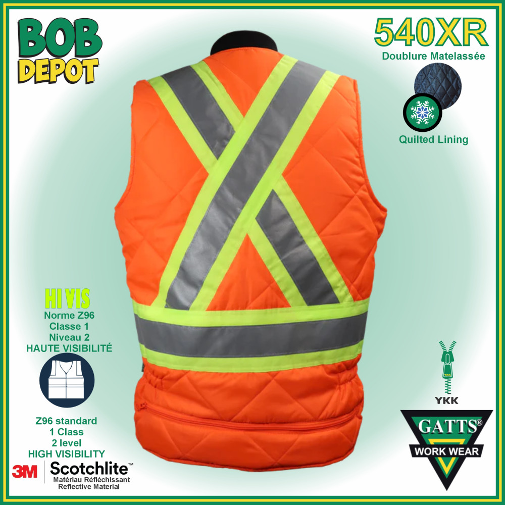 Gilet réfléchissant hi-vis 3m