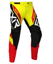 Pantalon Hors-Route HELIIUM MX - Jaune/Noir/Rouge