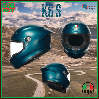 Casque de Moto Intégral K6 S - Pétrole Mat
