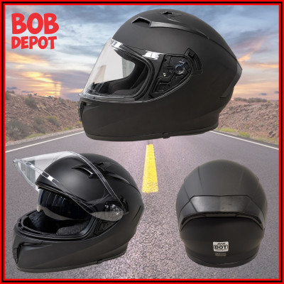Casque de Moto Intégral - Noir Mat