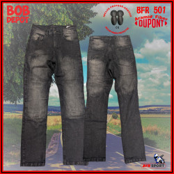 Jeans de Motard Renforcé de Fibres Aramid® par DuPont™