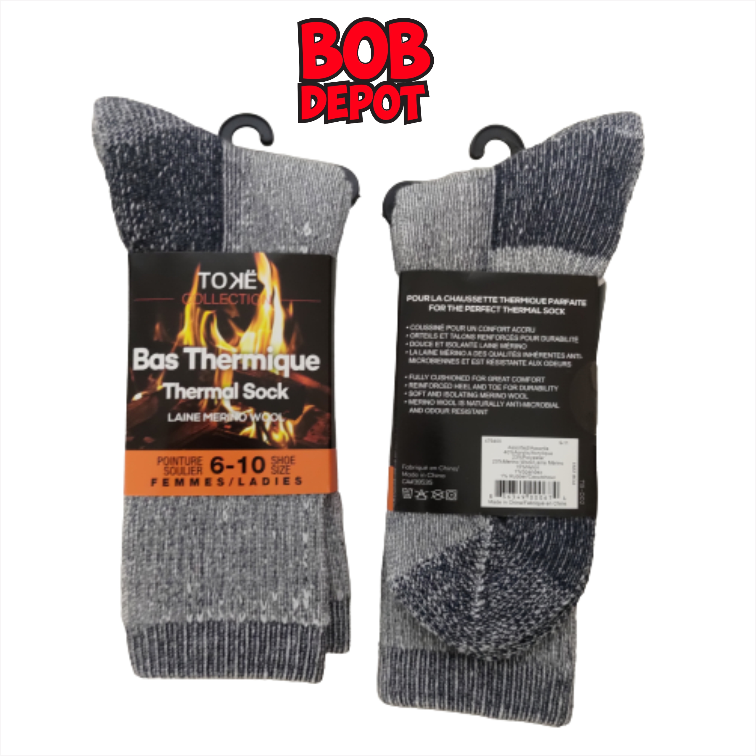 Bas/Chausettes Thermal - Laine Merino