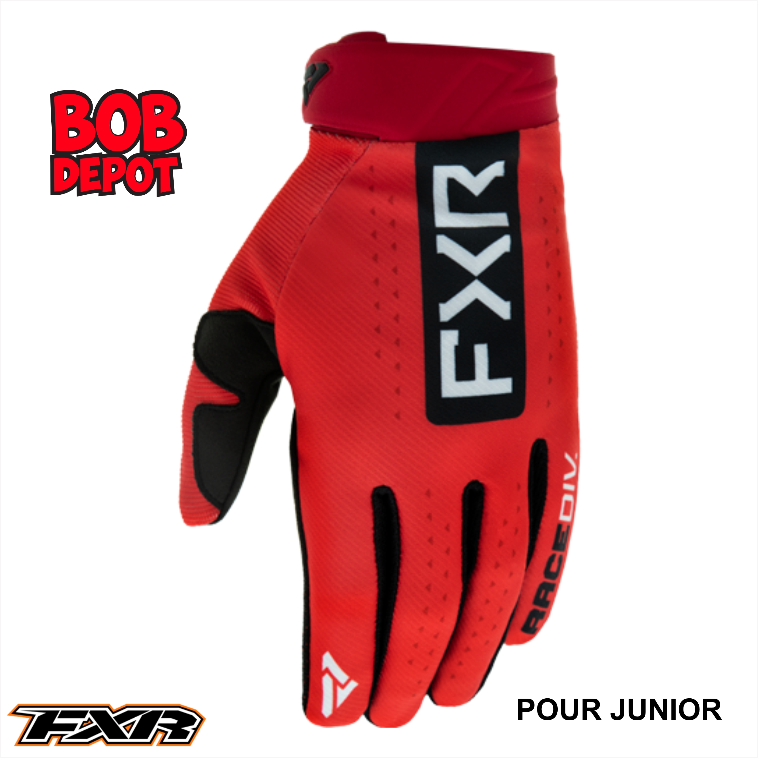 Gants hors-Route YTH REFLEX MX - Rouge/Noir