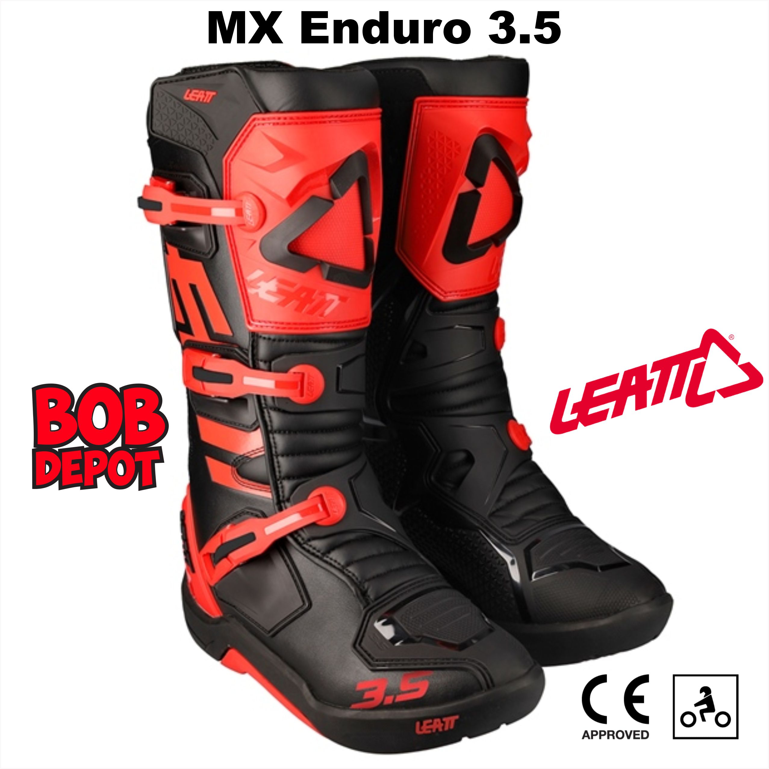 Bottes MX Enduro 3.5 - Rouge
